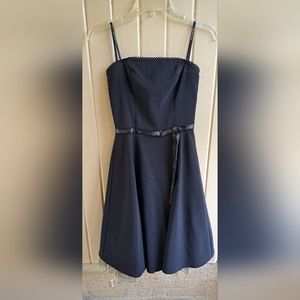 Rampage Strapless Fit & Flair Dress, Black, Small 3